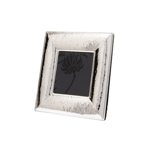 Hammered Silverplate Photo Frame 4 x 4"