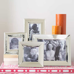 Hammered Silverplate Photo Frame 4 x 4"